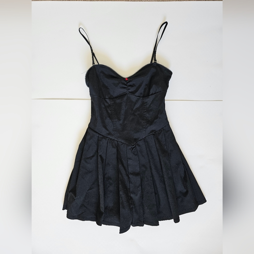 G Mini Corset Xs Elegant Black Dress
